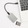 Kép 2/4 - Caruba CFexpress B típusú memóriakártya olvasó USB 3.1 és USB-C csatlakozással