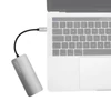 Caruba Premium 4 portos USB-C hub asztroszürke - (Space Grey)