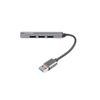 Kép 5/5 - Caruba 4 az 1-ben portos USB hub asztroszürke - (Space Grey)