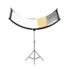 Caruba Curved Face Reflector Pro Kit - 180cm x 65cm (ezüst, arany és fehér panellel)