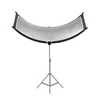 Caruba Curved Face Reflector Pro Kit - 180cm x 65cm (ezüst, arany és fehér panellel)