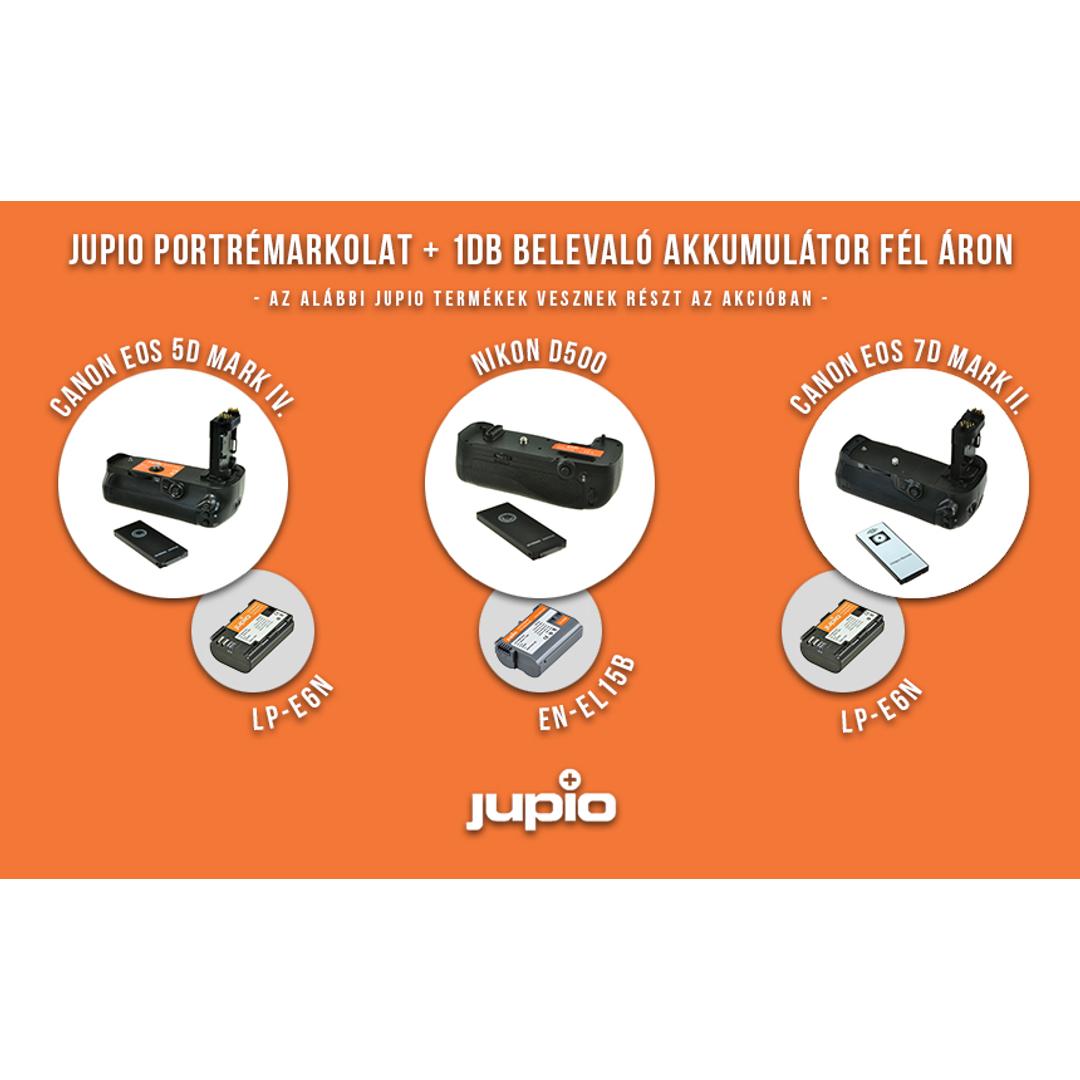 Jupio Portrémarkolat és akkumulátor akció