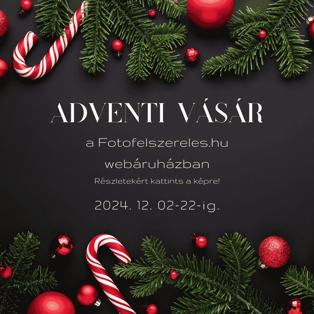 Adventi vásár a fotofelszereles.hu webáruházban