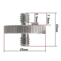 Caruba menetátalakító adapter 1/4&amp;quot;-1/4&amp;quot; (apa-apa)