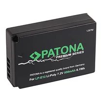 Patona Canon LP-E12 Premium Li-Polymer akkumulátor (850 mAh)