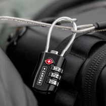 Caruba számzáras biztonsági lakat TSA (Cable-lock)