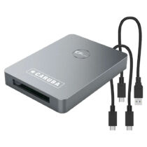 Caruba CFexpress B típusú memóriakártya olvasó USB 3.1 és USB-C csatlakozással
