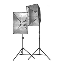Caruba All-in-1 Youtuber Softbox Light Set (LED) - 8x25w teljesitmeny - 2 darab 50x70cm softbox
