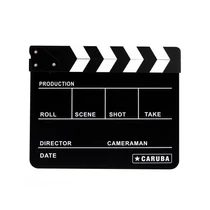 Caruba profi filmes csapó tábla - fekete/fehér (whiteboard marker)