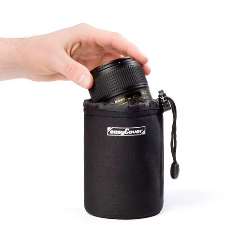 easyCover lens case neoprén objektív tok (fekete)