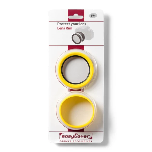 easyCover lens rim - objektív védő gyűrű szett (sárga)