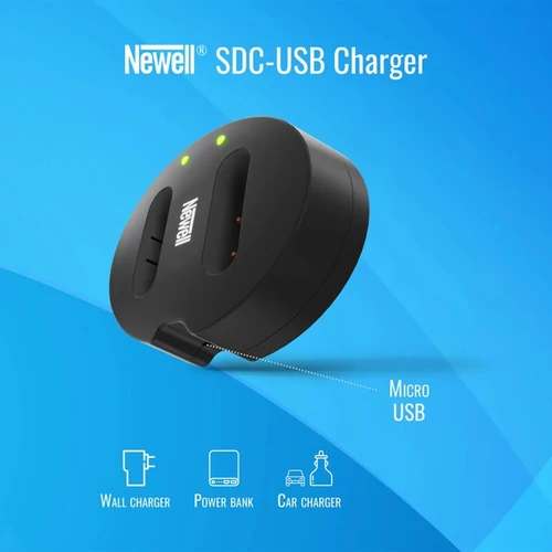 Newell SDC-USB dupla töltő Panasonic DMW-BLG10 akkumulátorhoz