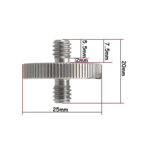 Caruba menetátalakító adapter 1/4"-1/4" (apa-apa)