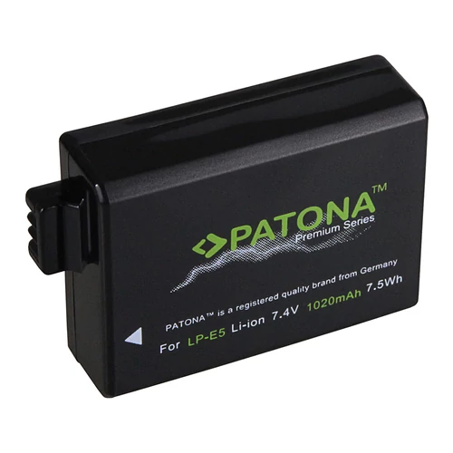 Patona Canon LP-E5 Premium Li-ion akkumulátor (1020 mAh)