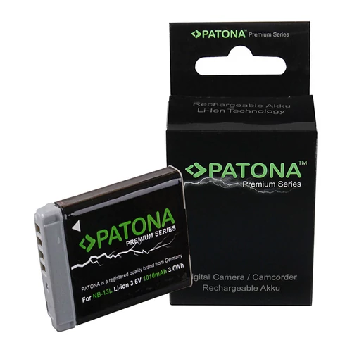 Patona Canon NB-13L Premium Li-ion akkumulátor (1010 mAh)