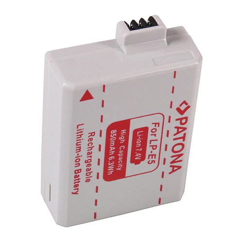 Patona Canon LP-E5 Li-ion akkumulátor (850 mAh)