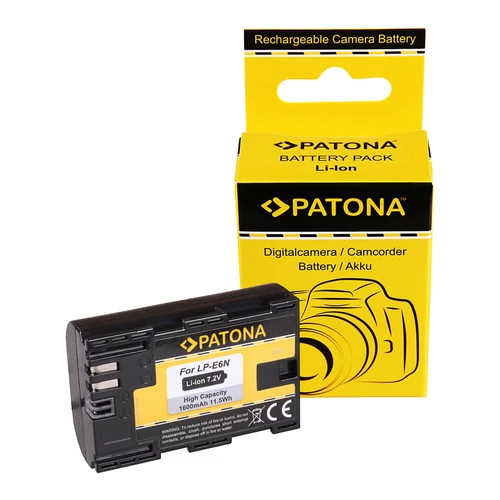 Patona Canon LP-E6N Standard Li-ion akkumulátor (1600 mAh)
