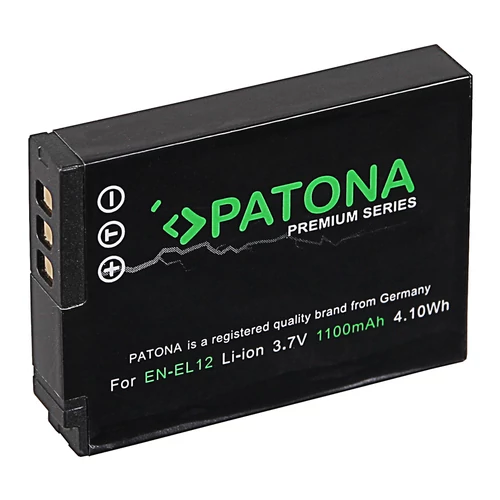 Patona Nikon EN-EL12 Premium Li-ion akkumulátor (1100 mAh)