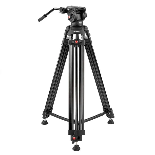 Caruba Videostar 180 pro video állvány + fluid videofej