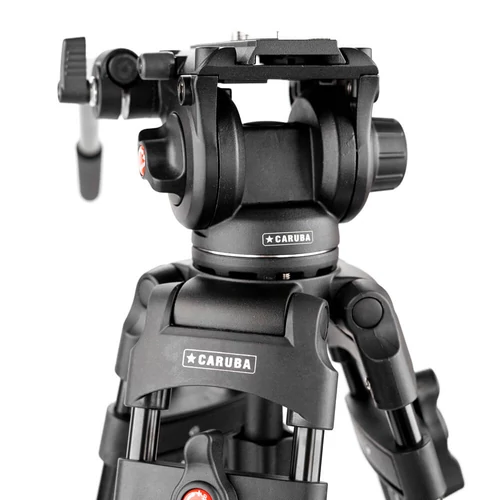 Caruba Videostar 180 pro video állvány + fluid videofej