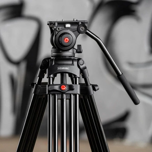 Caruba Videostar 180 pro video állvány + fluid videofej