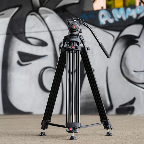 Caruba Videostar 180 pro video állvány + fluid videofej