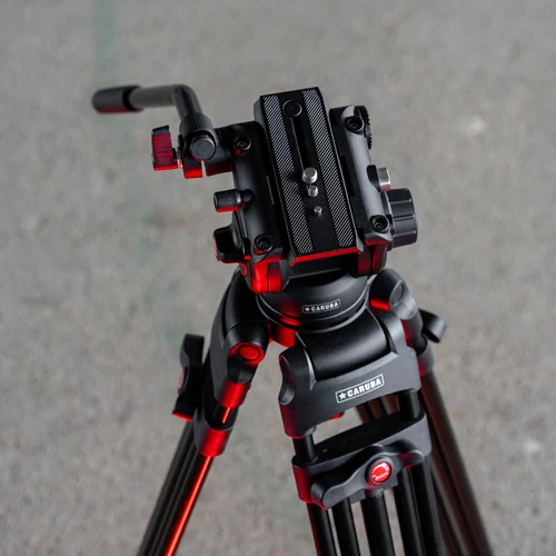 Caruba Videostar 180 pro video állvány + fluid videofej