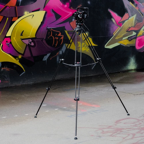 Caruba Videostar 180 pro video állvány + fluid videofej