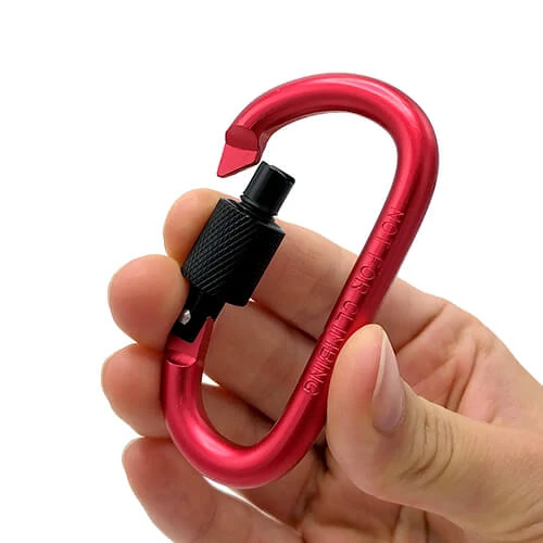 Caruba karabiner piros (3 darab)