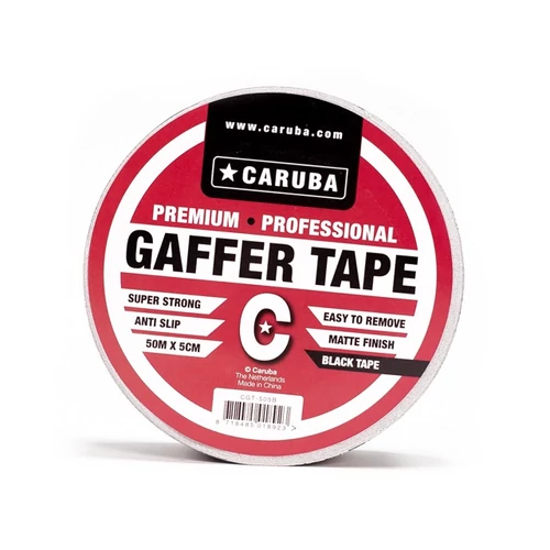 Caruba Gaffer Tape Nano Roll 50m x 5cm szövetszalag, Fekete