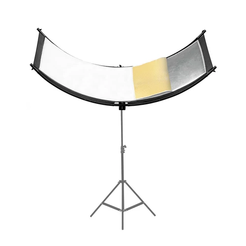 Caruba Curved Face Reflector Pro Kit - 180cm x 65cm (ezüst, arany és fehér panellel)