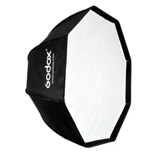 Godox 95cm ernyőként nyitható octabox + méhsejtrács - Bowens csatlakozássa