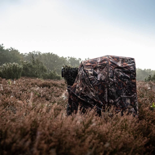 Caruba Camouflage lessátor 1 személyes - (1 darab beépített székkel)