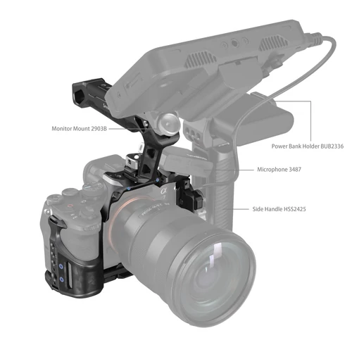 SmallRig 3708 Rhinoceros Basic Cage Kit for Sony Alpha 7R V / Alpha 7 IV / Alpha 7S III