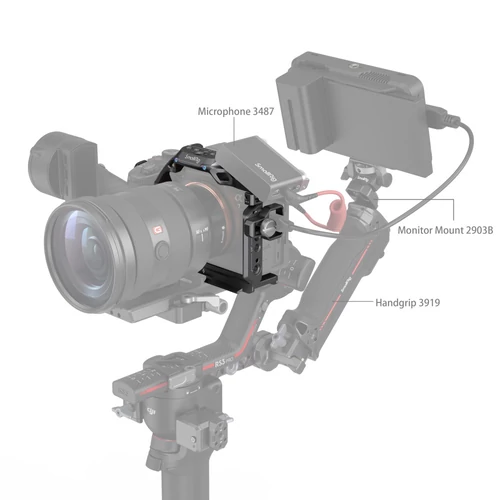 SmallRig 3708 Rhinoceros Basic Cage Kit for Sony Alpha 7R V / Alpha 7 IV / Alpha 7S III