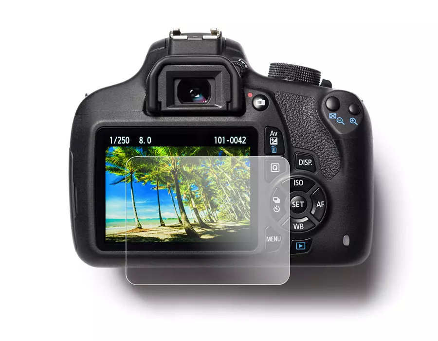 easyCover kijelzővédő üveg - Canon EOS 100D, EOS 200D, EOS 250D, EOS M6, EOS M50, EOS M50 II, EOS M100, EOS RP