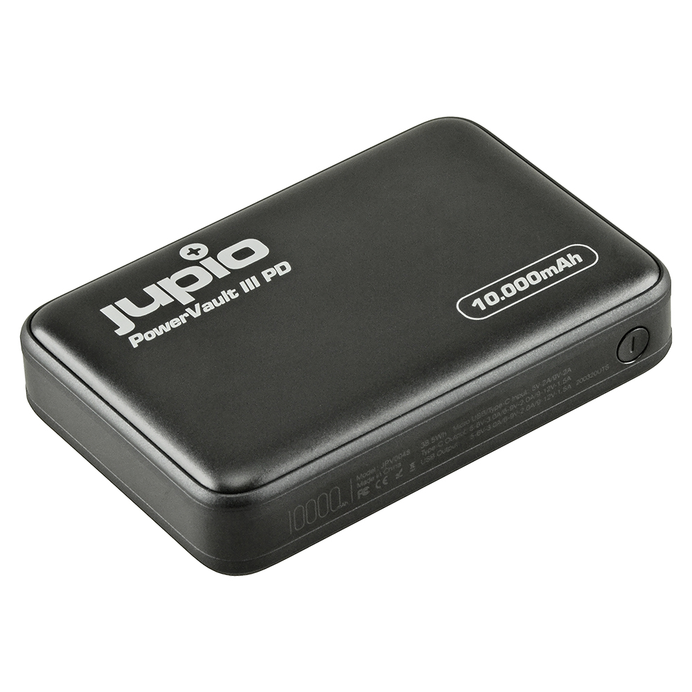 Jupio Power Vault III 10000 mAh PD külső akkumulátor