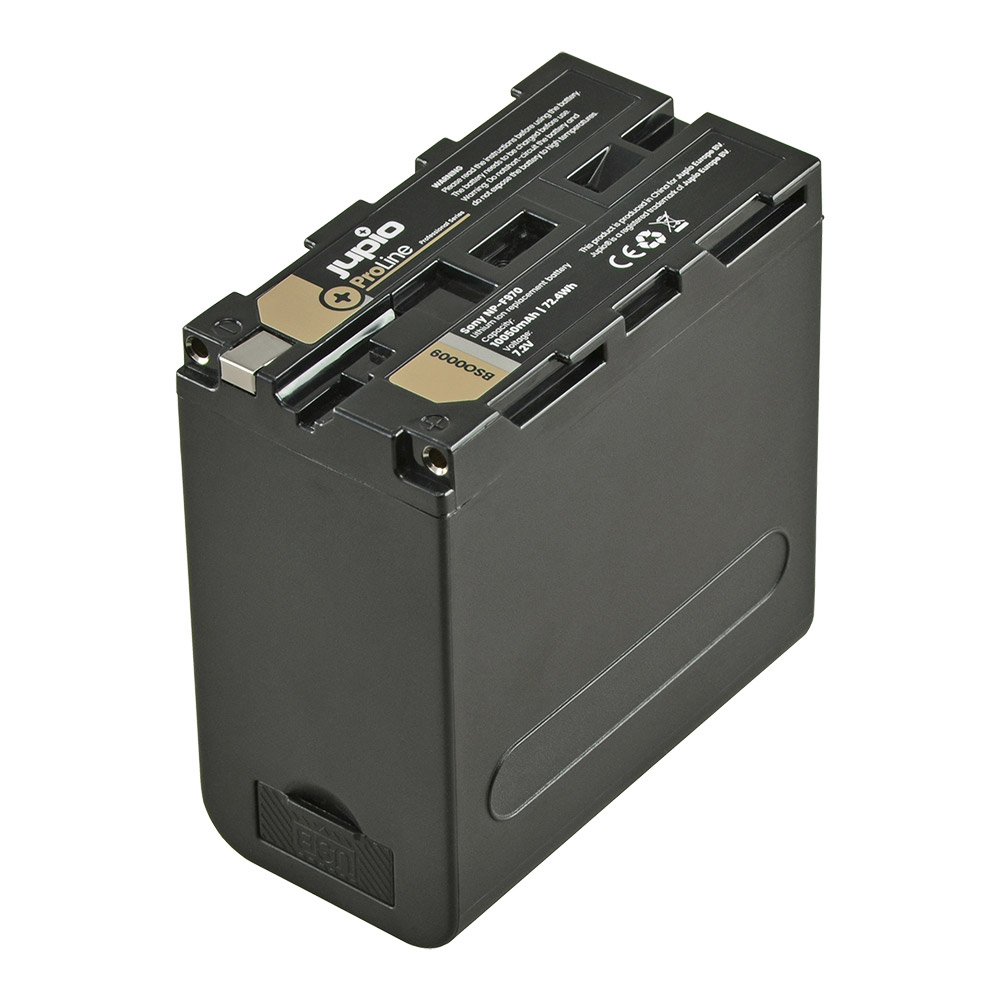 Jupio Sony NP-F970 Proline videokamera akkumulátor (USB 5V / DC 8.4V kimenet)