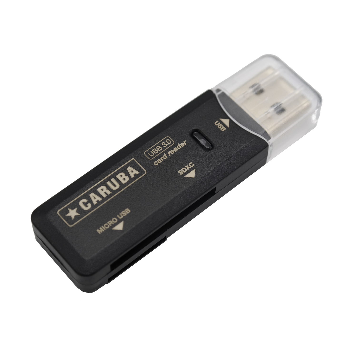 Caruba SD és micro SD memóriakártya olvasó USB 3.0 csatlakozással (UR-3)