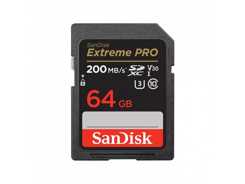 SanDisk Extreme PRO SDXC 64GB (200MB/s) (121595)