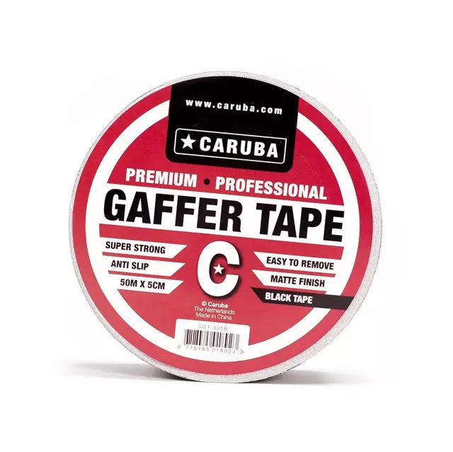 Caruba Gaffer Tape Nano Roll 50m x 5cm, Fekete