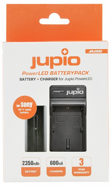 Jupio PowerLED akkumulátor szett (Sony F550 akkumulátor + töltő)